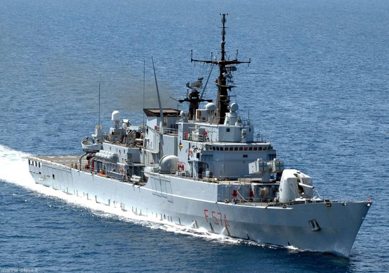 f 574 its aliseo nave maestrale class frigate italian navy marina militare italiana