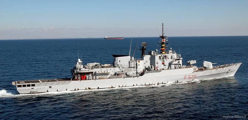 f 575 euro frigate maestrale class italian navy