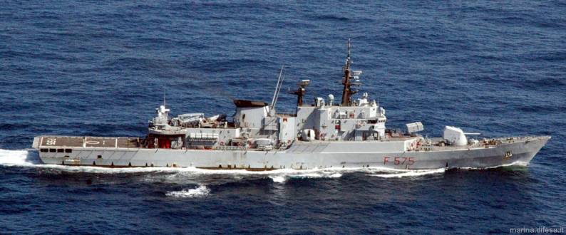 f 575 euro nave its frigate italian navy maestrale class
