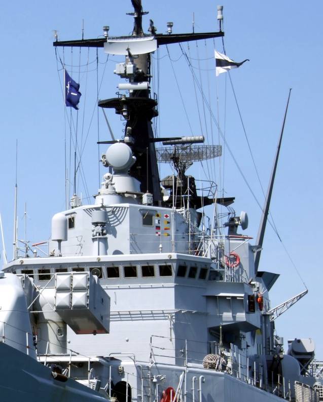f 575 its nave euro maestrale class frigate trieste 2008