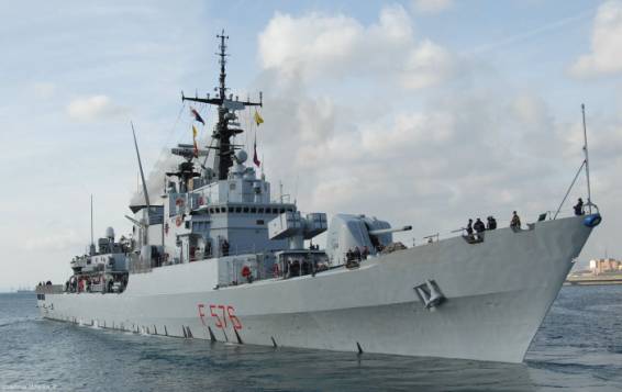 f 576 its nave espero maestrale class frigate guided missile italian navy marina militare italiana