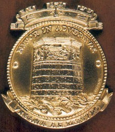f 577 zeffiro crest insignia patch badge maestrale class frigate italian navy