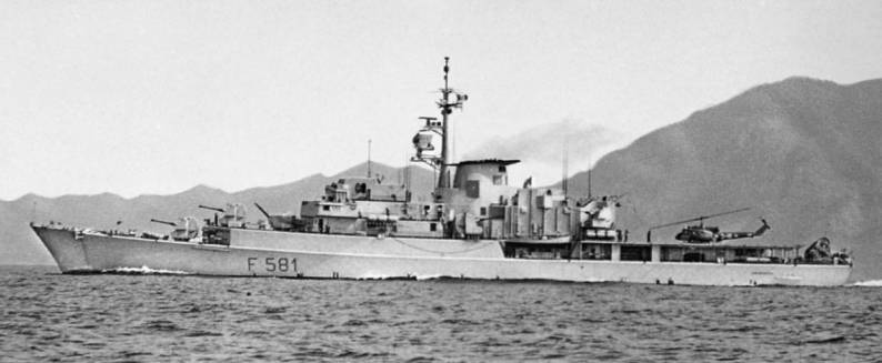 f 581 its carabiniere frigate alpino class italian navy
