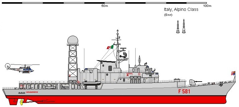 f 581 carabiniere frigate paams test trials orizzonte horizon sylver vls aster 15 30 missile empar radar