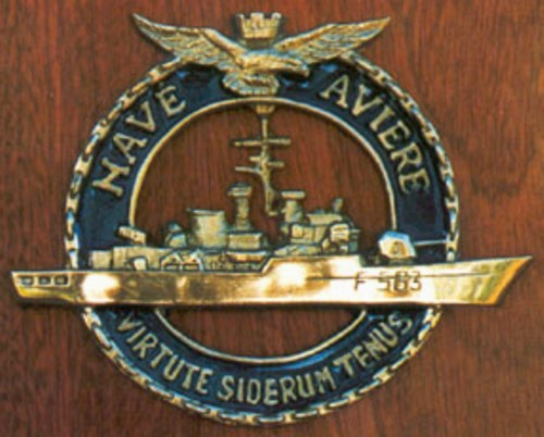 f-583 aviere insignia crest patch badge soldati lupo class frigate italian navy marina militare 03c