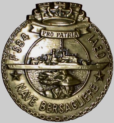 f-584 bersagliere insignia crest patch badge soldati lupo class frigate italian navy marina militare 02x