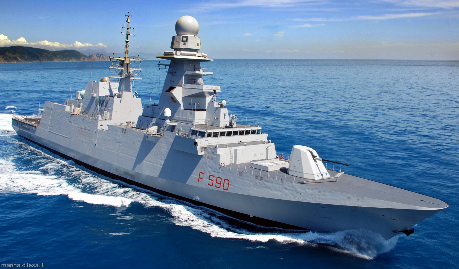 carlo bergamini fremm class guided missile frigate ffgh italian navy marina militare 02x