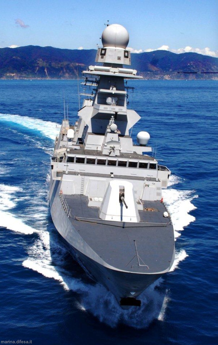 f-590 its carlo bergamini nave fremm class guided missile frigate italian navy marina militare 09
