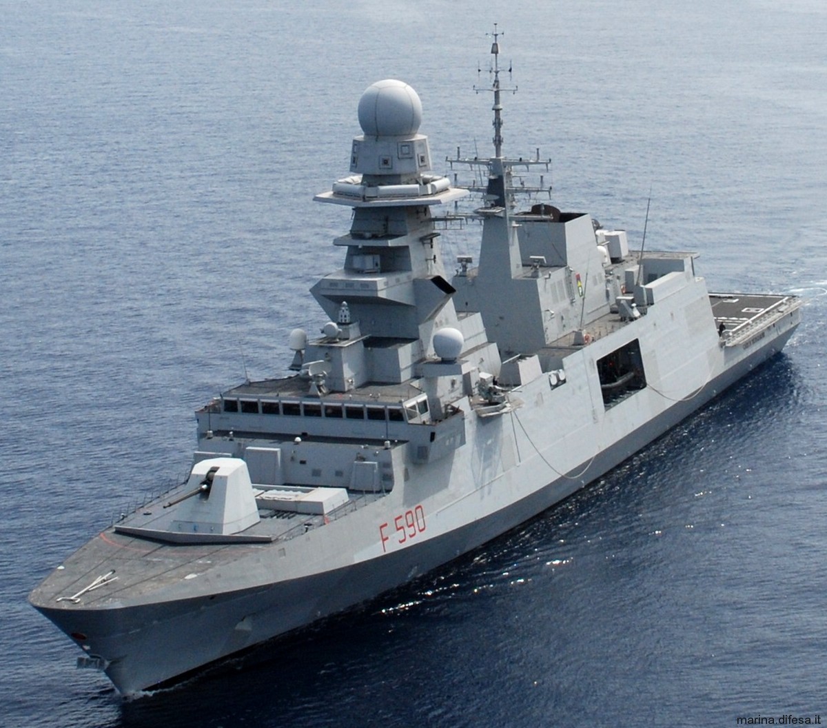 f-590 its carlo bergamini nave fremm class guided missile frigate italian navy marina militare 14