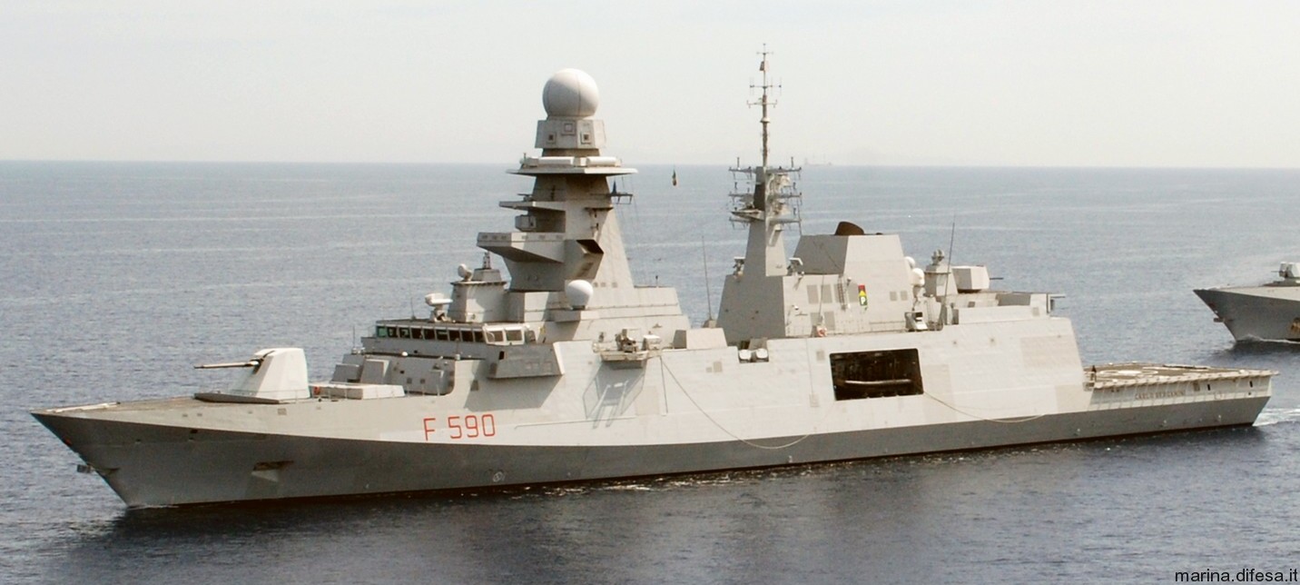 f-590 its carlo bergamini nave fremm class guided missile frigate italian navy marina militare 22