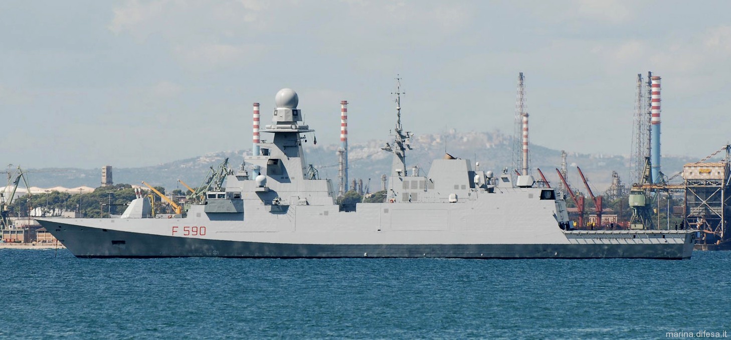 f-590 its carlo bergamini nave fremm class guided missile frigate italian navy marina militare 28