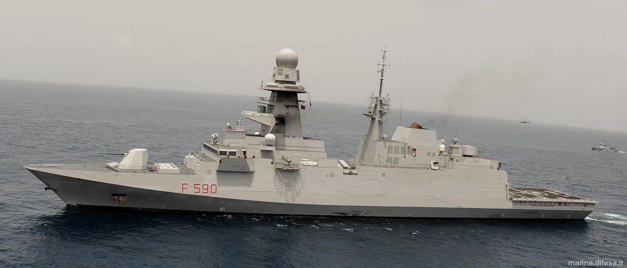 f-590 its carlo bergamini nave fremm class guided missile frigate italian navy marina militare 30