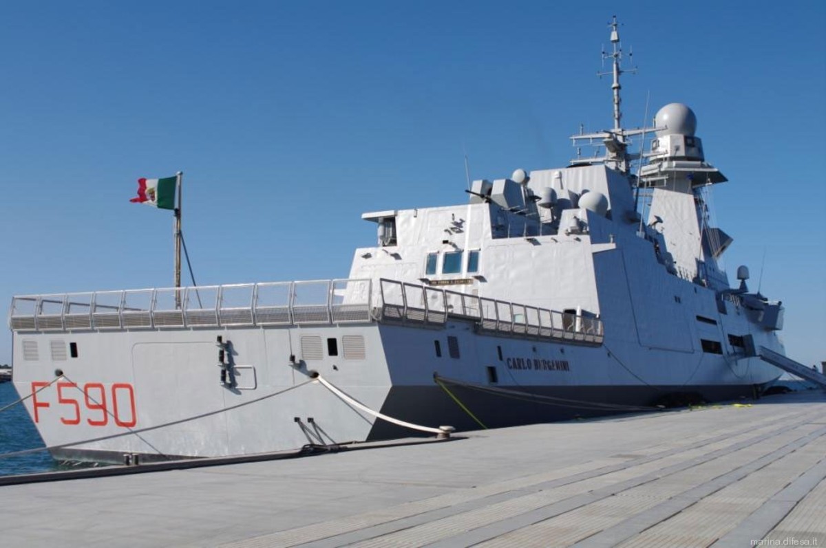 f-590 its carlo bergamini nave fremm class guided missile frigate italian navy marina militare 32