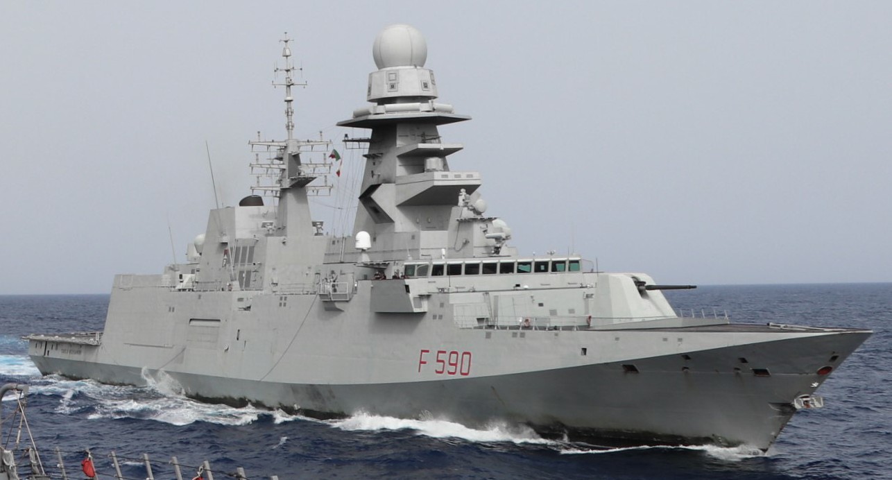 f-590 carlo bergamini its nave fremm class guided missile frigate italian navy marina militare 43