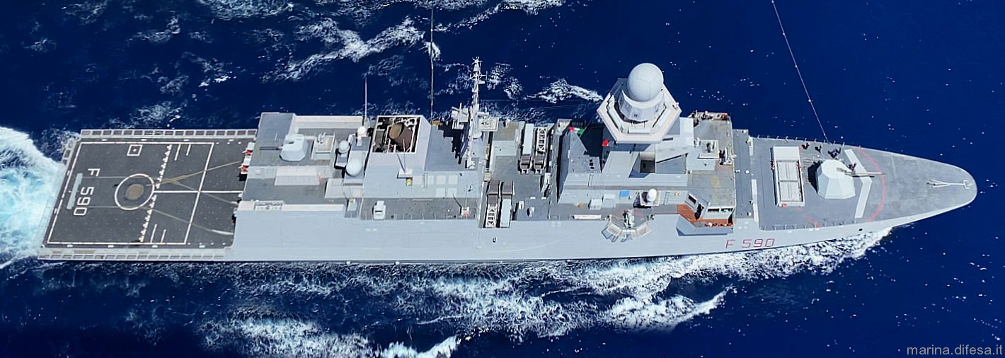 f-590 its carlo bergamini nave fremm class guided missile frigate italian navy marina militare 44
