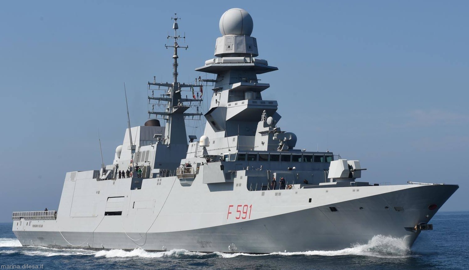 f-591 virginio fasan its nave bergamini fremm class guided missile frigate italian navy marina militare 09