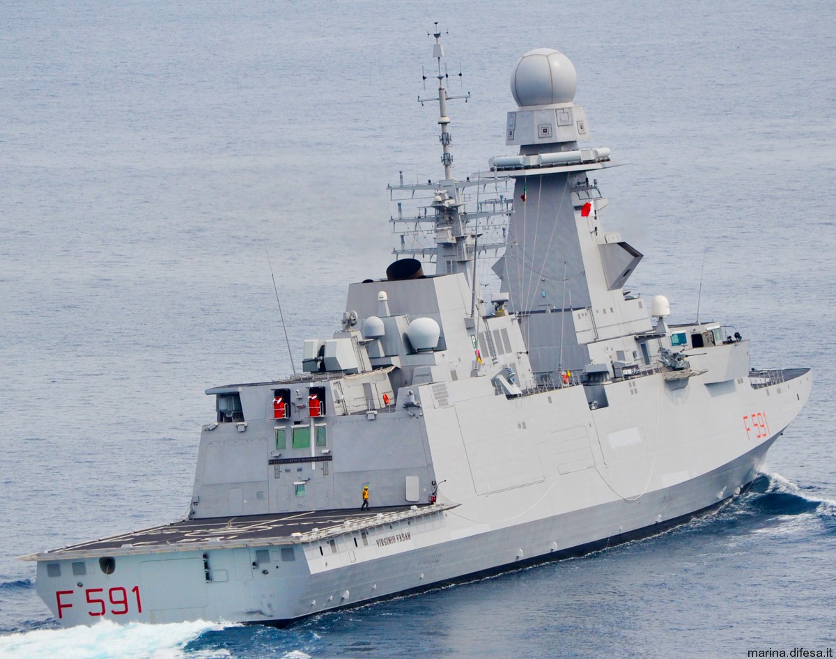f-591 virginio fasan its nave bergamini fremm class guided missile frigate italian navy marina militare 15