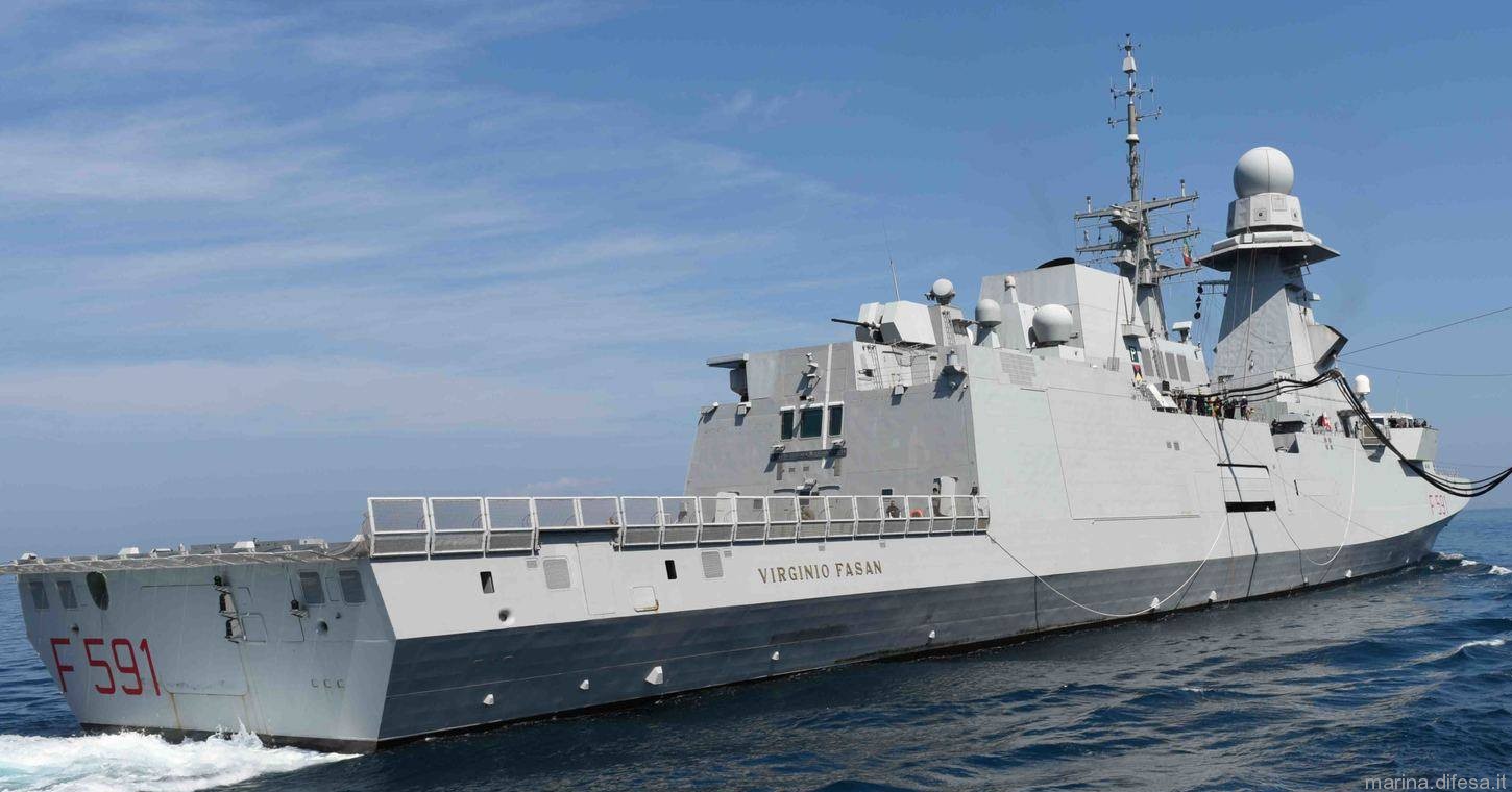 f-591 virginio fasan its nave bergamini fremm class guided missile frigate italian navy marina militare 16