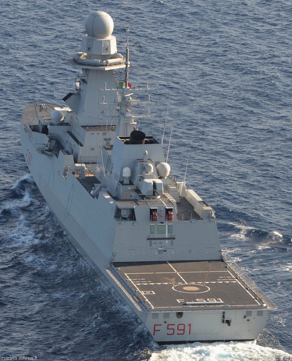 f-591 virginio fasan its nave bergamini fremm class guided missile frigate italian navy marina militare 20