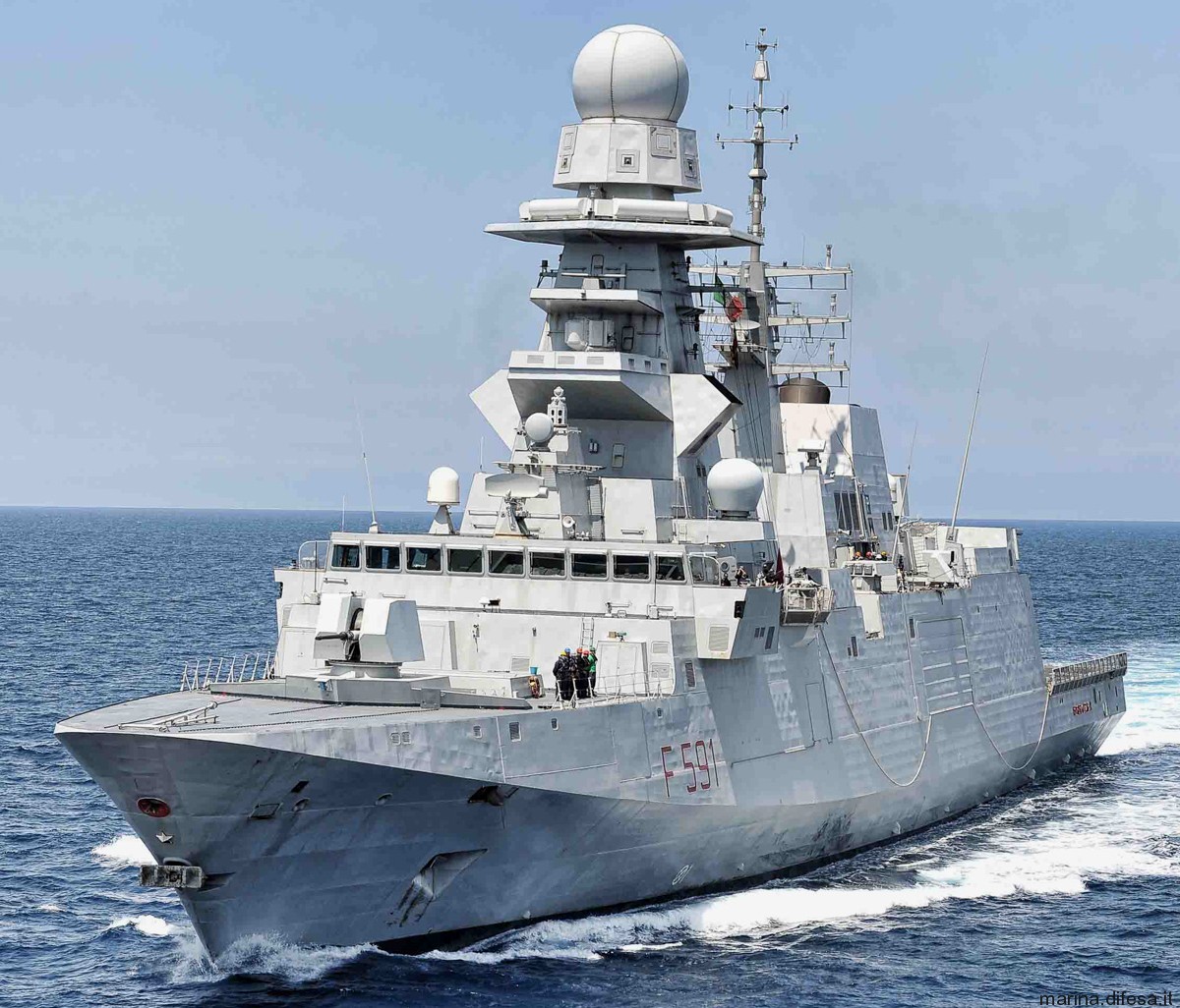 f-591 virginio fasan its nave bergamini fremm class guided missile frigate italian navy marina militare 22