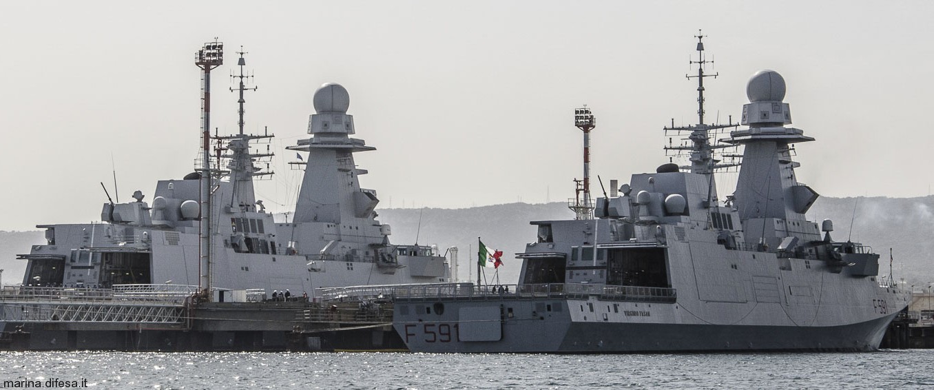 f-591 virginio fasan its nave bergamini fremm class guided missile frigate italian navy marina militare 40