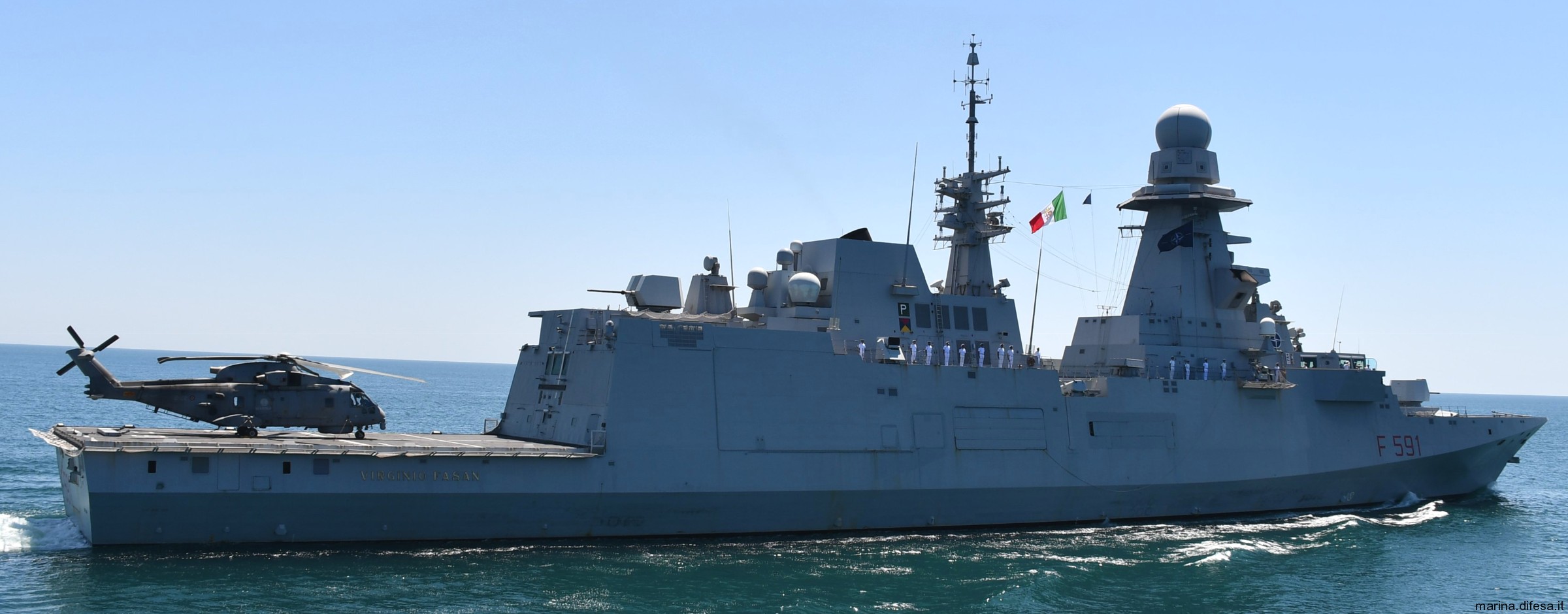 f-591 virginio fasan its nave bergamini fremm class guided missile frigate italian navy marina militare 49