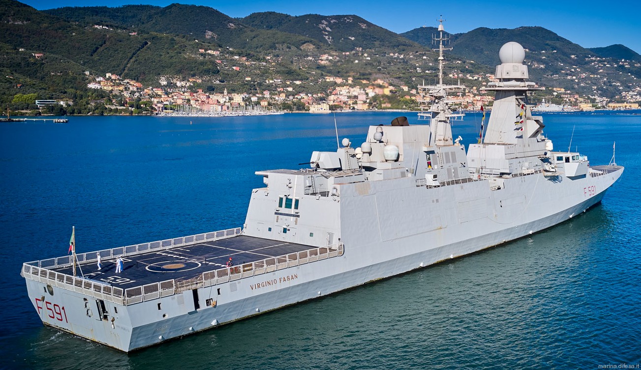 f-591 virginio fasan its nave bergamini fremm class guided missile frigate italian navy marina militare 54