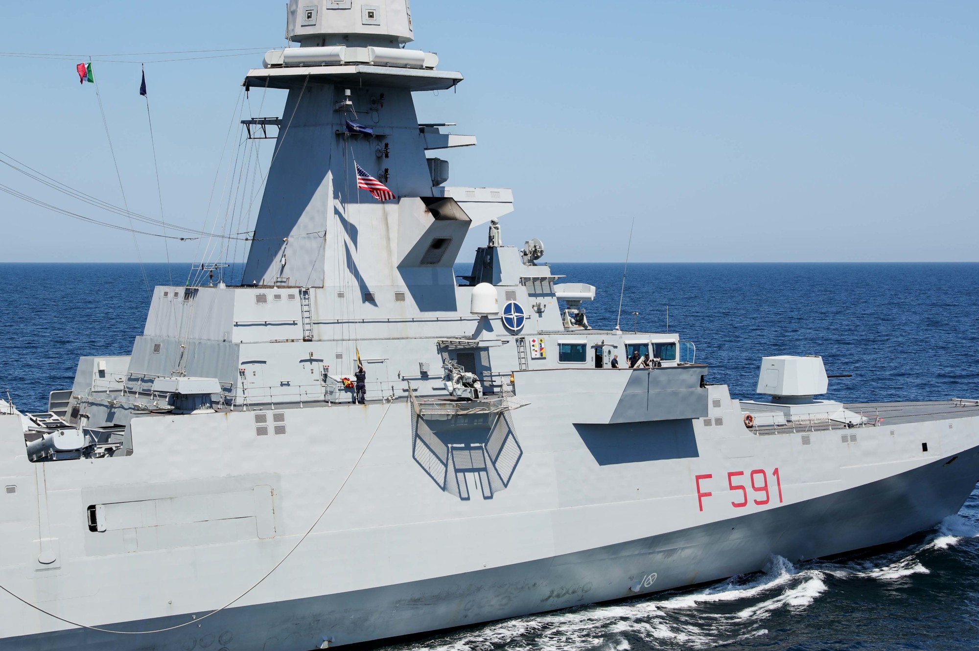 f-591 virginio fasan its nave bergamini fremm class guided missile frigate italian navy marina militare 62