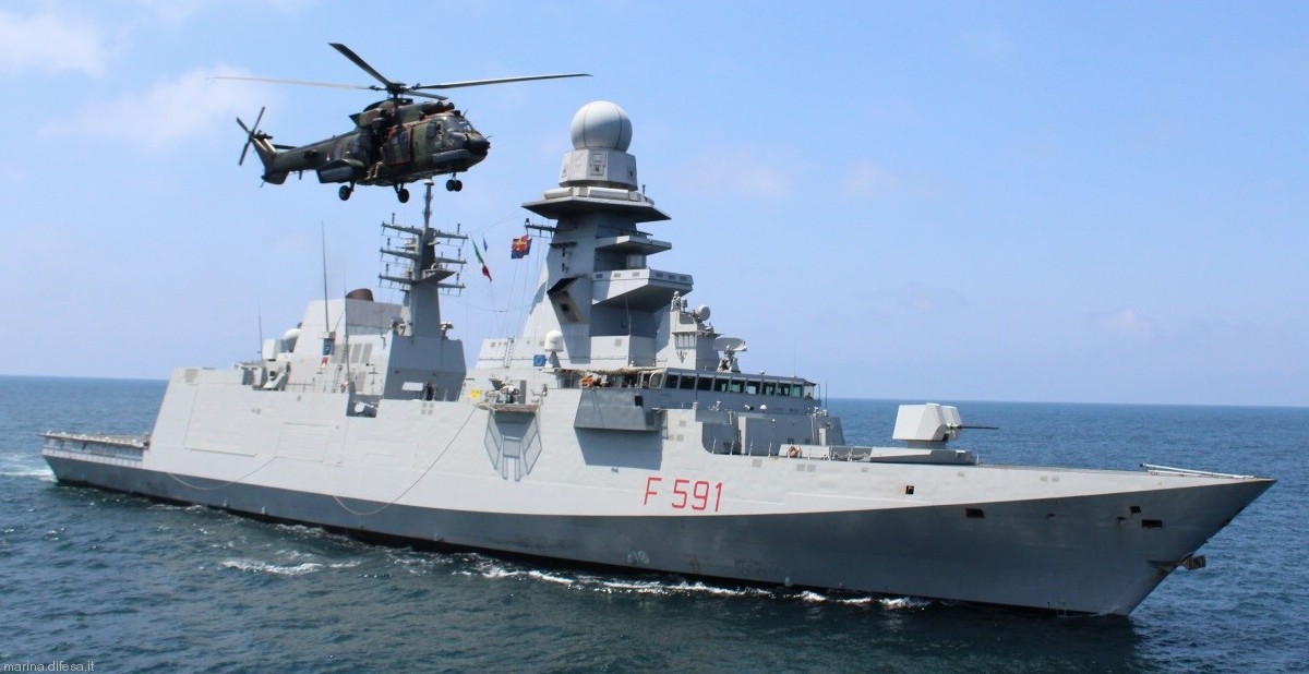 f-591 virginio fasan its nave bergamini fremm class guided missile frigate italian navy marina militare 70