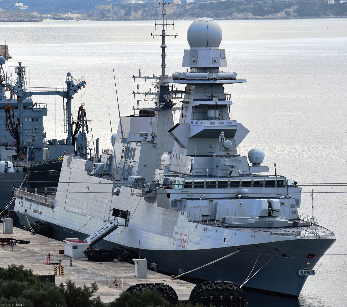 f-591 virginio fasan its nave bergamini fremm class guided missile frigate italian navy marina militare 74