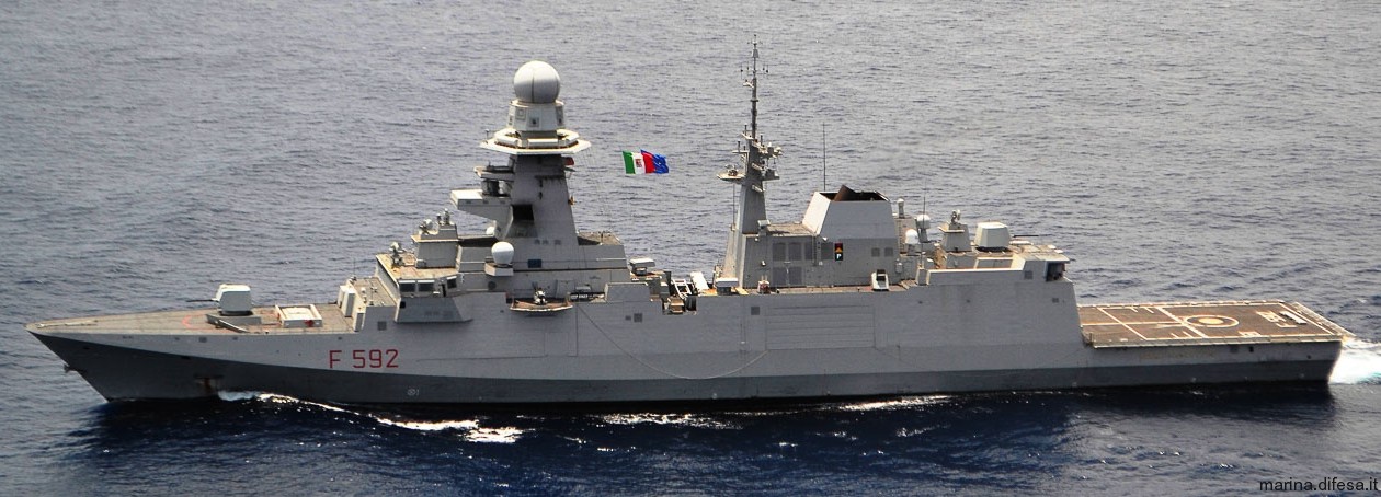 f-592 carlo margottini its nave bergamini fremm class guided missile frigate italian navy marina militare 08