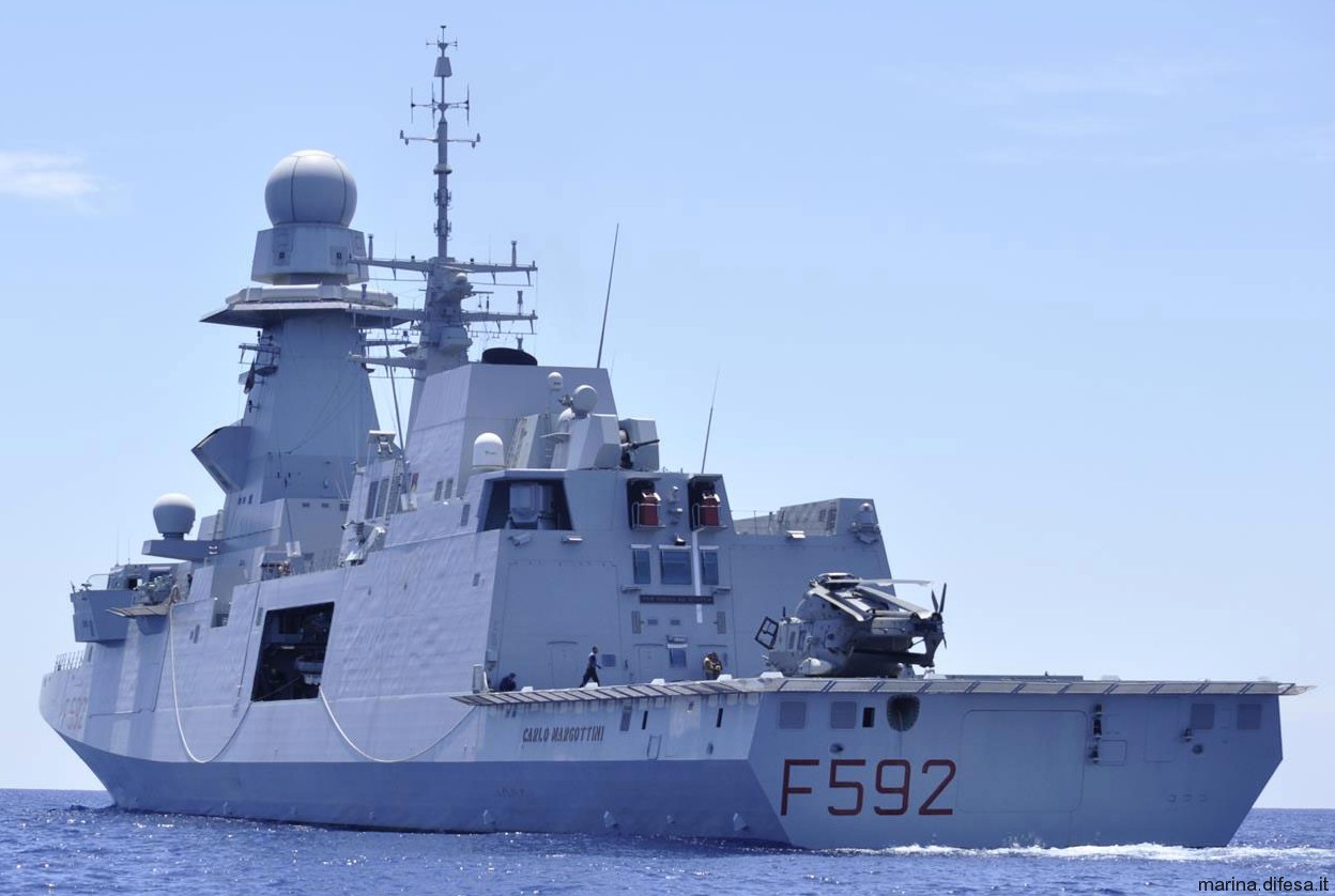 f-592 carlo margottini its nave bergamini fremm class guided missile frigate italian navy marina militare 10