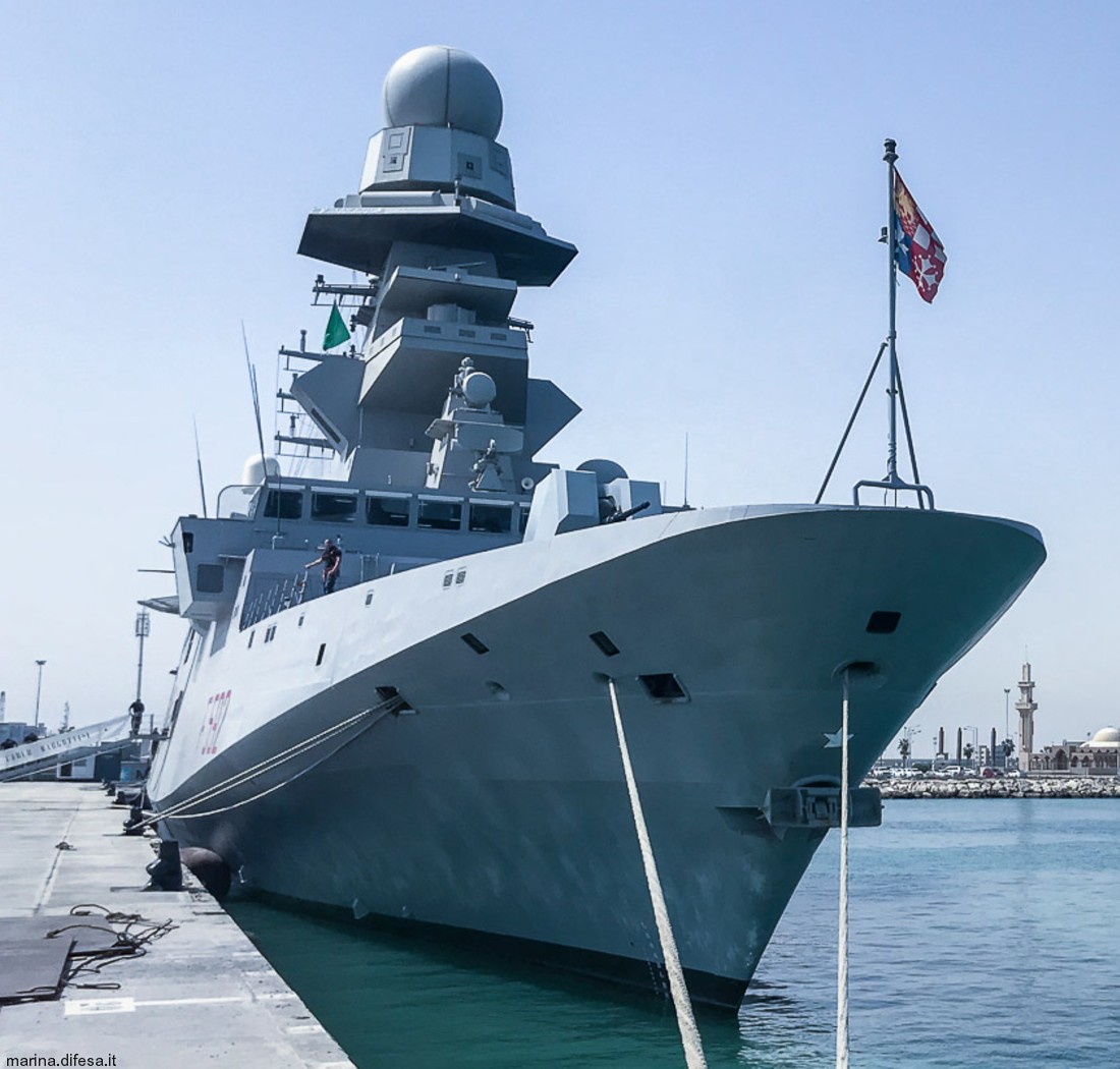 f-592 carlo margottini its nave bergamini fremm class guided missile frigate italian navy marina militare 25