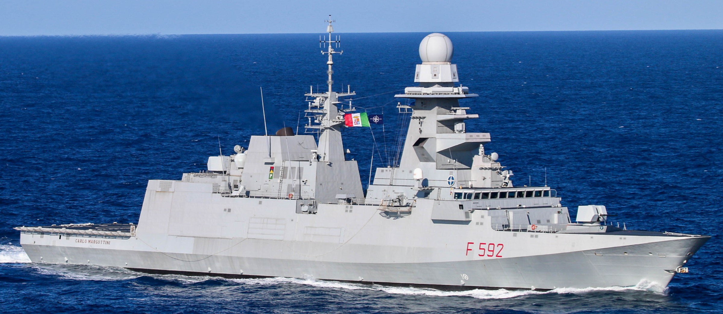 f-592 carlo margottini its nave bergamini fremm class guided missile frigate italian navy marina militare 45