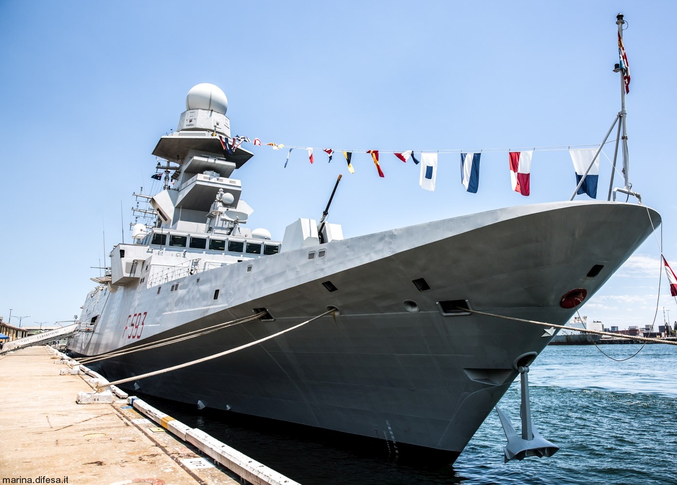 f-593 carabiniere its nave bergamini fremm class guided missile frigate italian navy marina militare 19