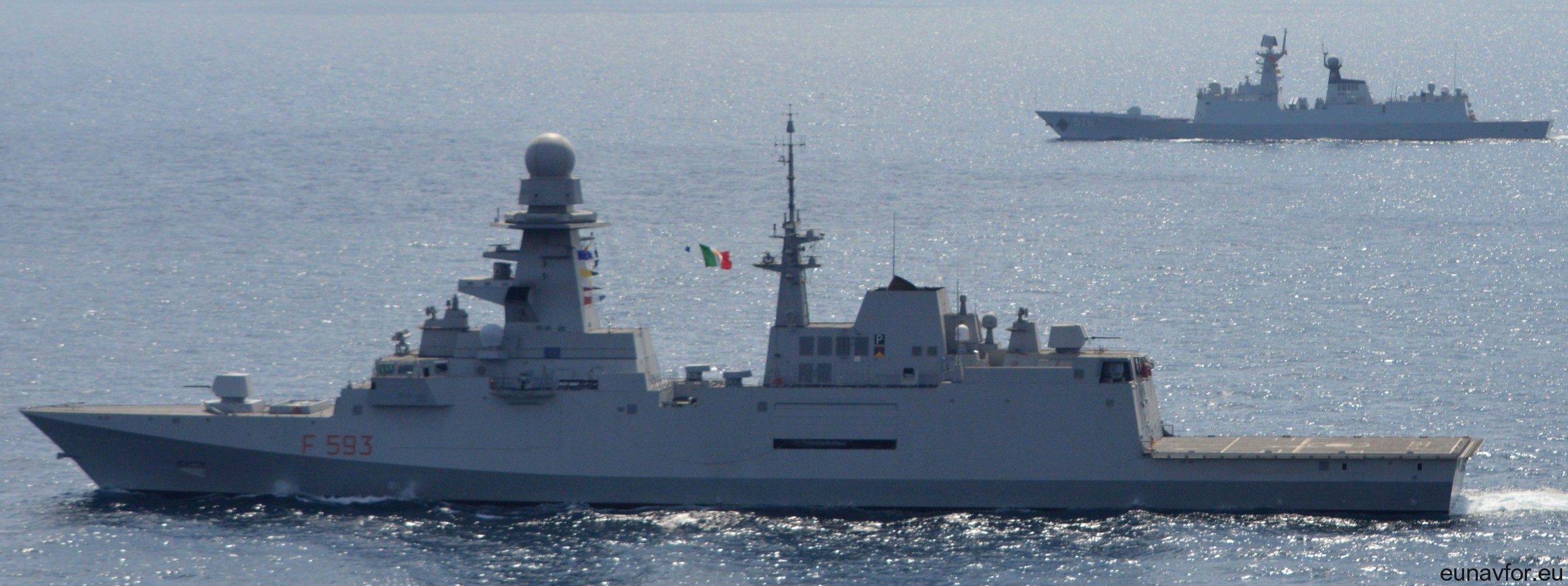 f-593 carabiniere its nave bergamini fremm class guided missile frigate italian navy marina militare 28 eunavfor med