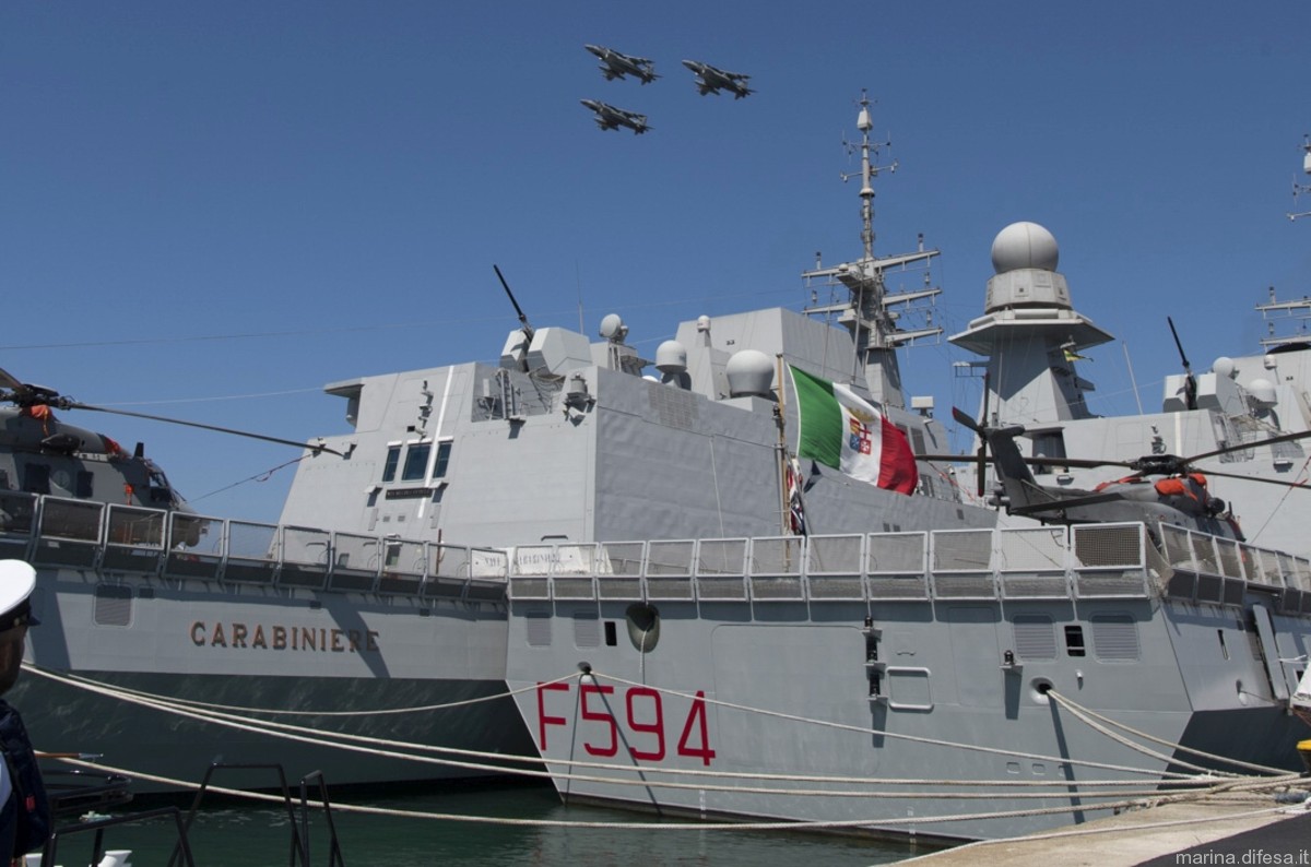 f-593 carabiniere its nave bergamini fremm class guided missile frigate italian navy marina militare 42