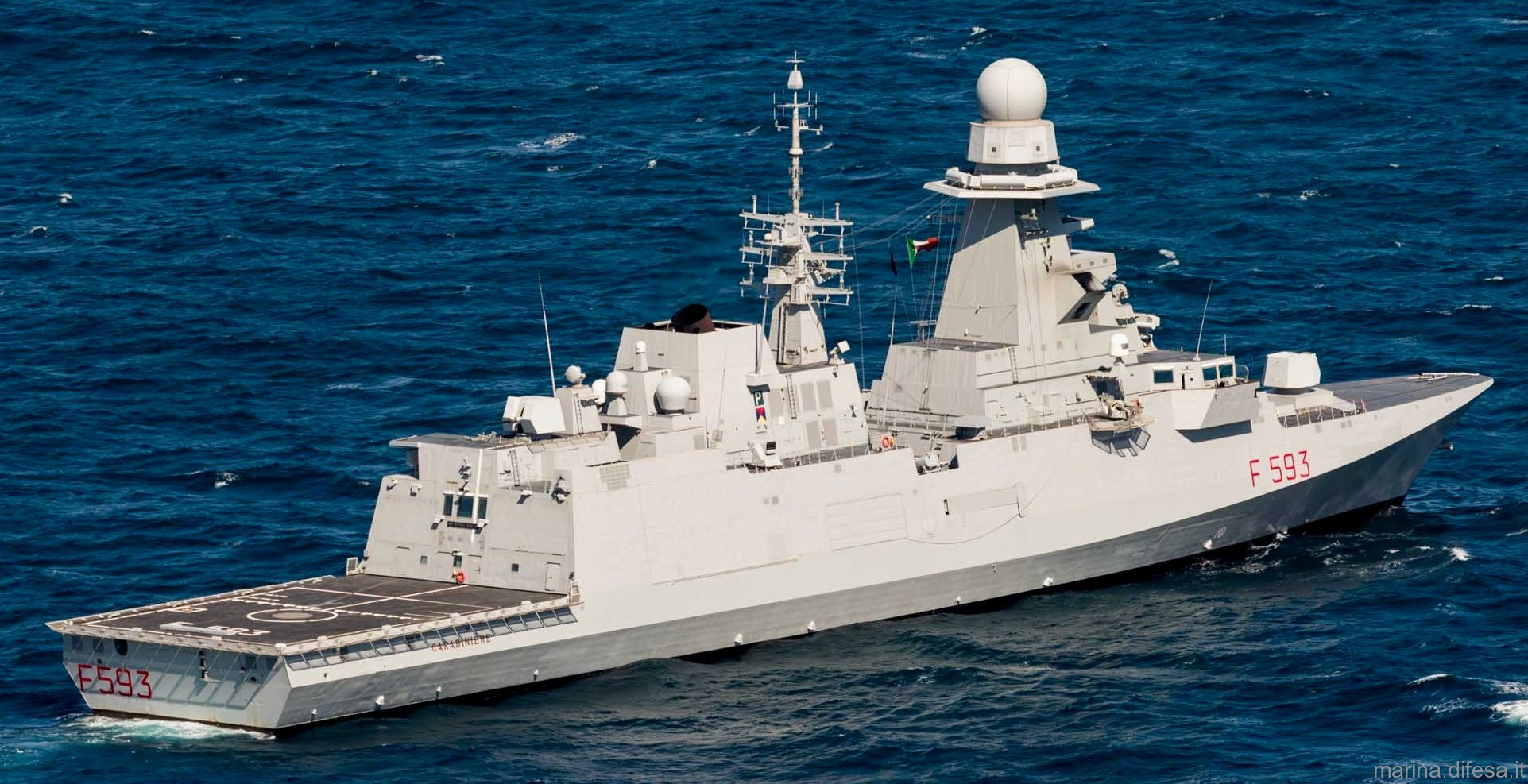 f-593 carabiniere its nave bergamini fremm class guided missile frigate italian navy marina militare 56