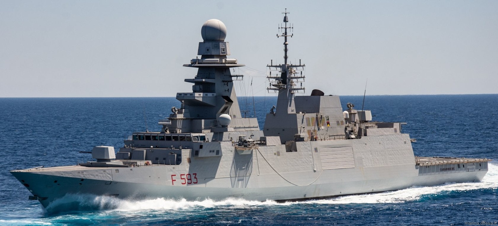 f-593 carabiniere its nave bergamini fremm class guided missile frigate italian navy marina militare 64