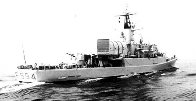 f 594 its virginio fasan frigate rizzo bergamini class italian navy