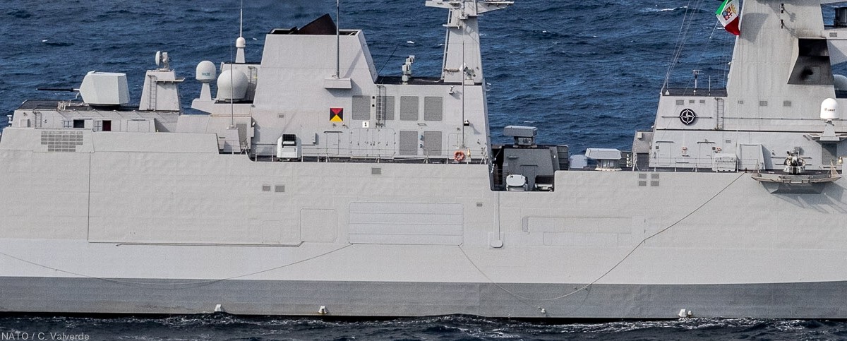 bergamini fremm class guided missile frigate ffgh italian navy marina militare armament details 11w