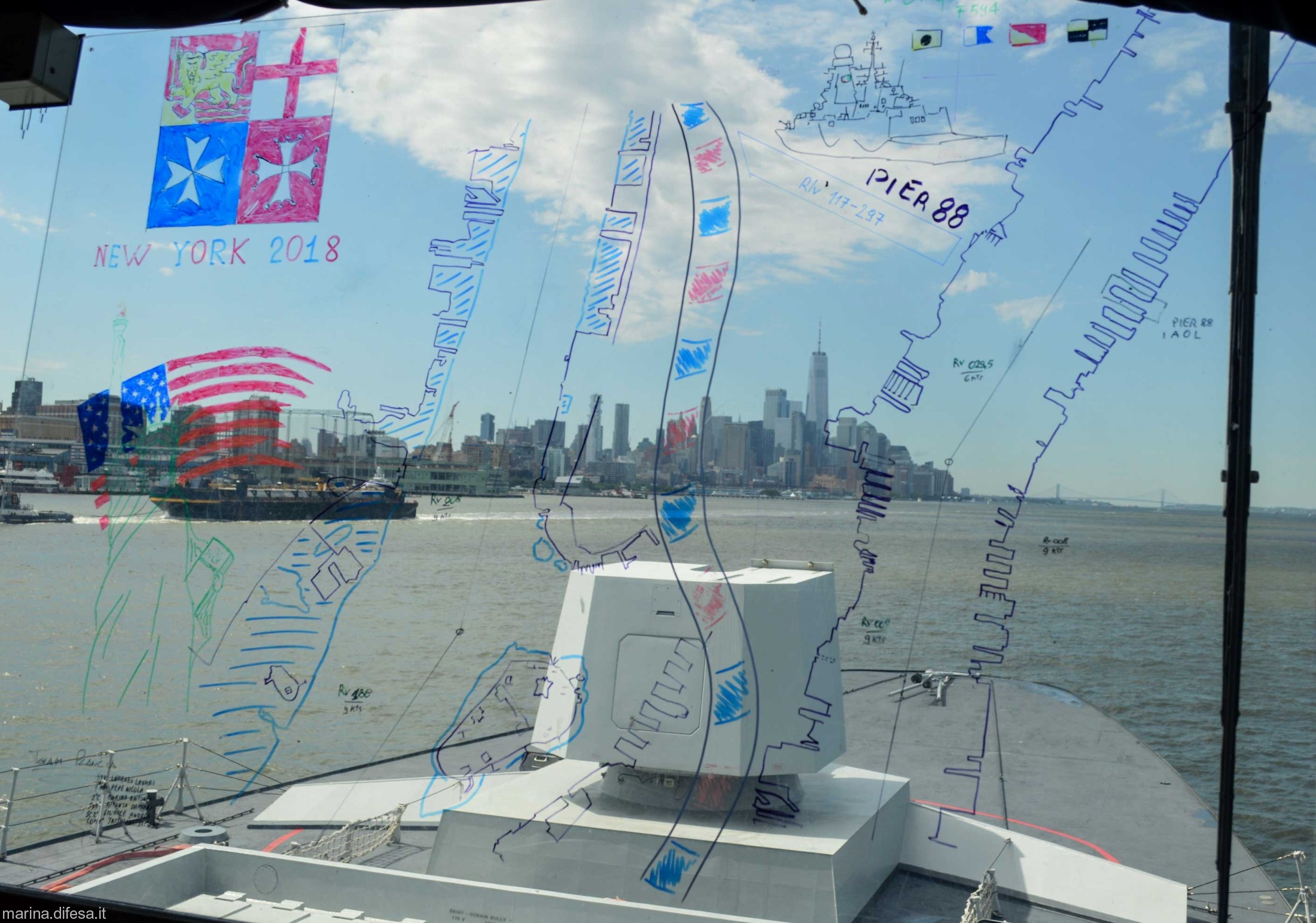 f-594 alpino its nave bergamini fremm class guided missile frigate italian navy marina militare 25 new york city 2018