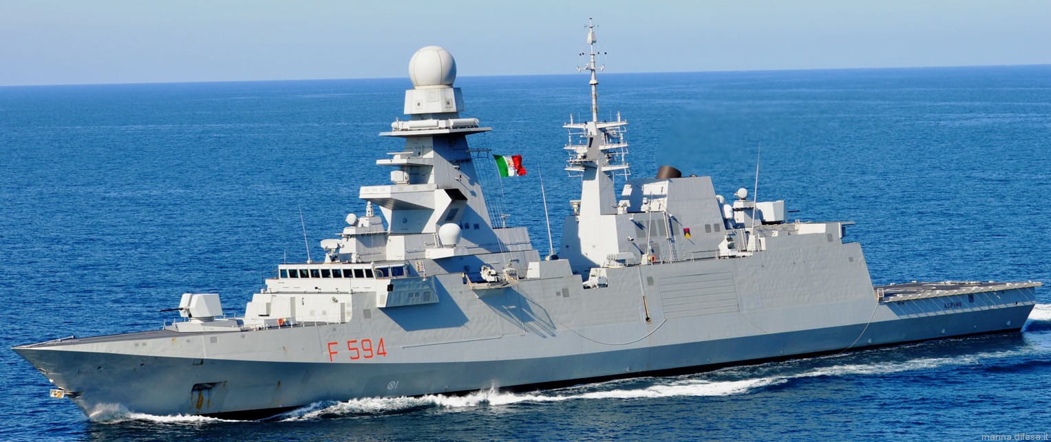 f-594 alpino its nave bergamini fremm class guided missile frigate italian navy marina militare 39