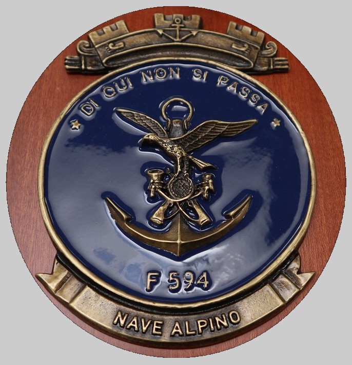 f-594 its alpino insignia crest patch badge fremm frigate italian navy marina militare 02c