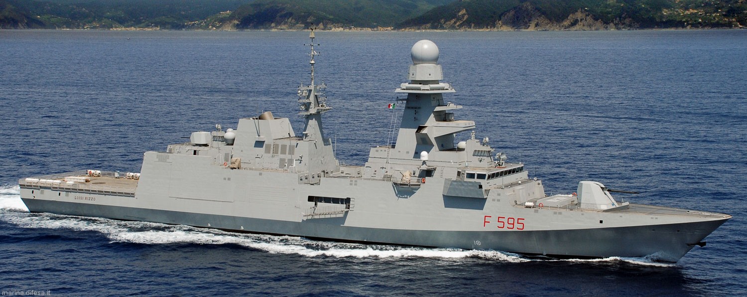f-595 luigi rizzo its nave bergamini fremm class guided missile frigate italian navy marina militare 03