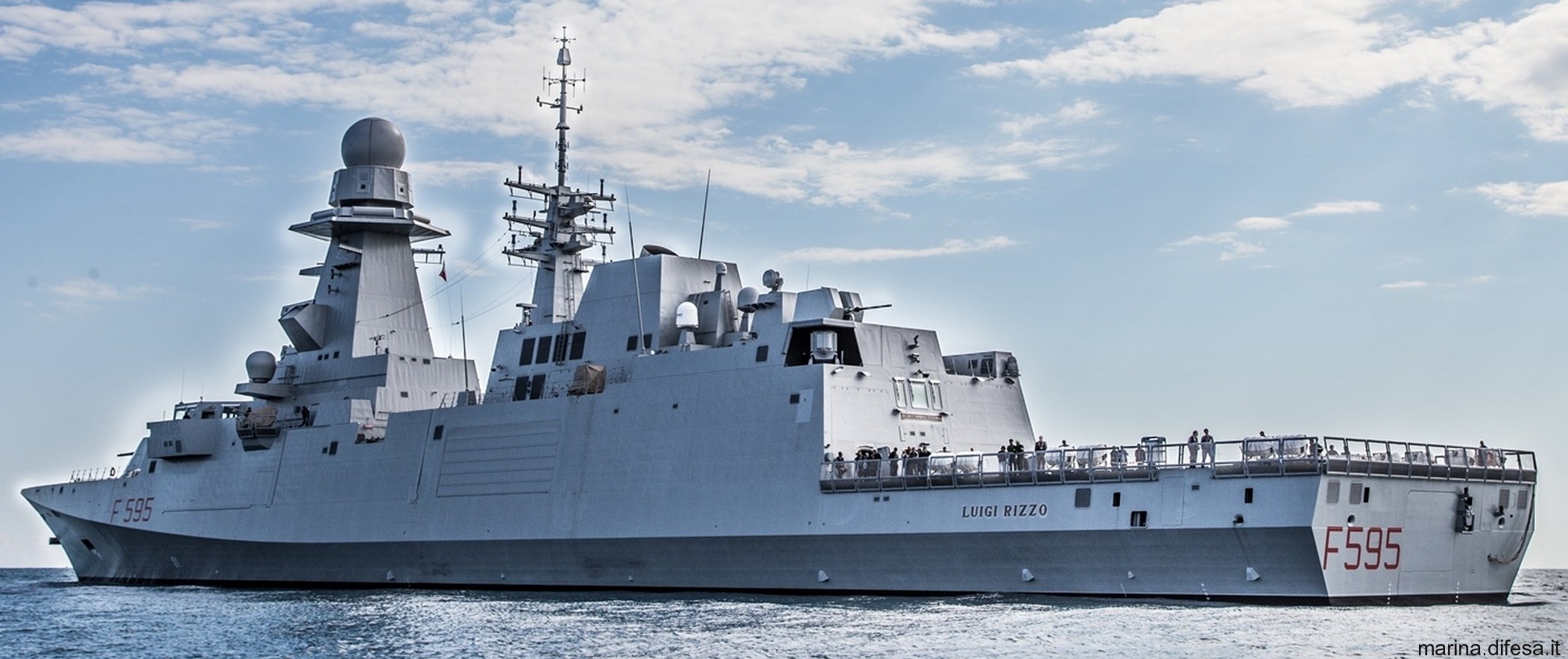 f-595 luigi rizzo its nave bergamini fremm class guided missile frigate italian navy marina militare 17