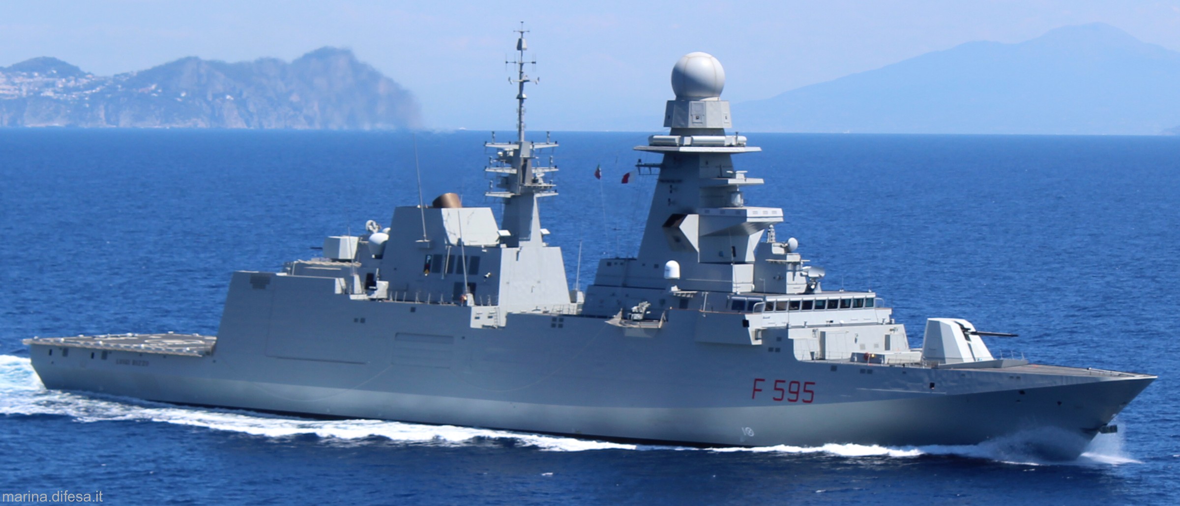 f-595 luigi rizzo its nave bergamini fremm class guided missile frigate italian navy marina militare 19