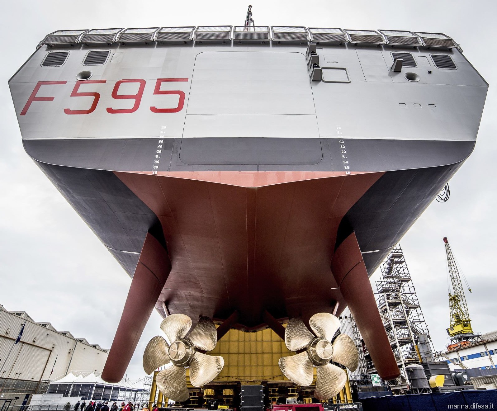 f-595 luigi rizzo its nave bergamini fremm class guided missile frigate italian navy marina militare 23
