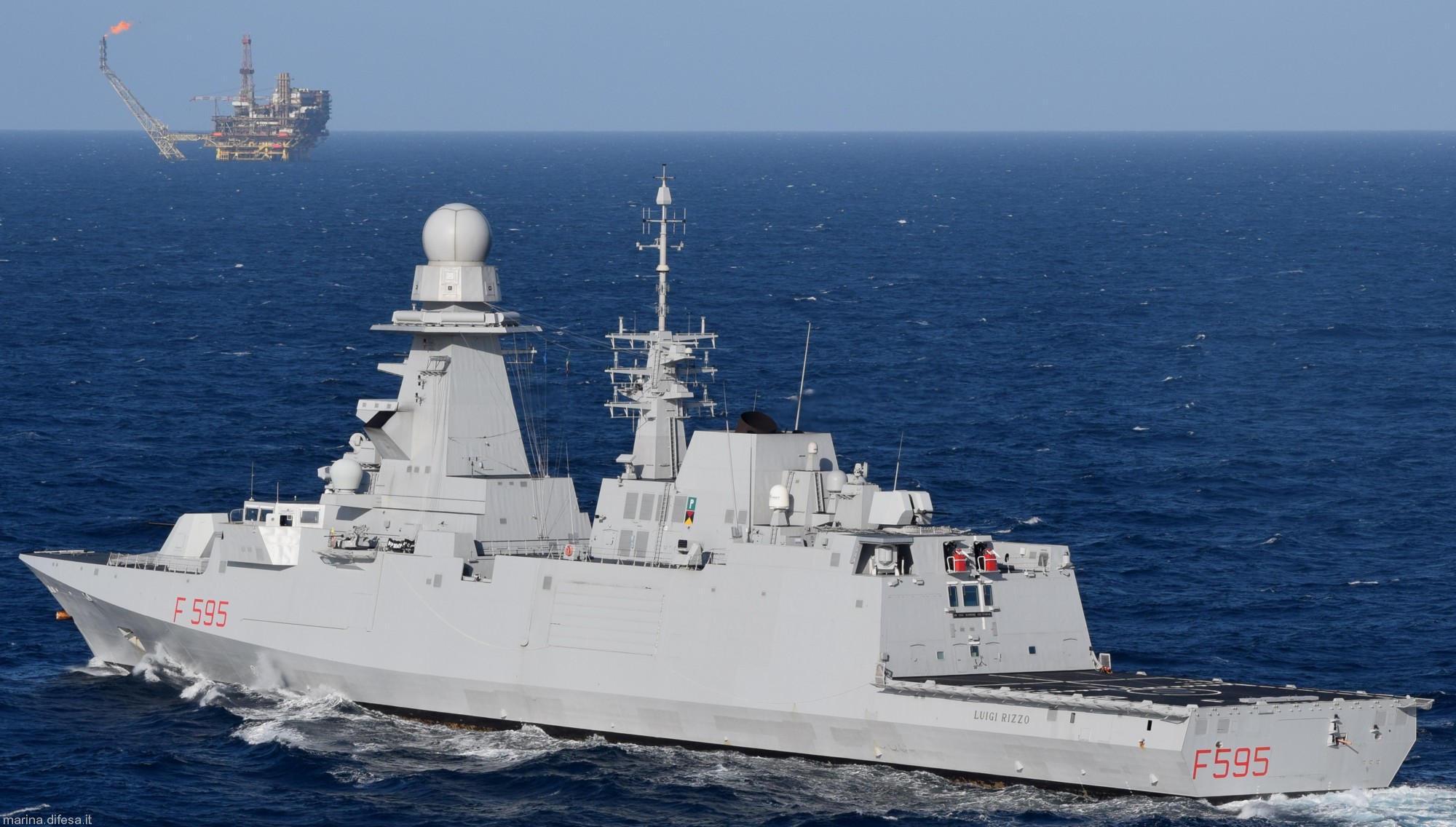 f-595 luigi rizzo its nave bergamini fremm class guided missile frigate italian navy marina militare 24