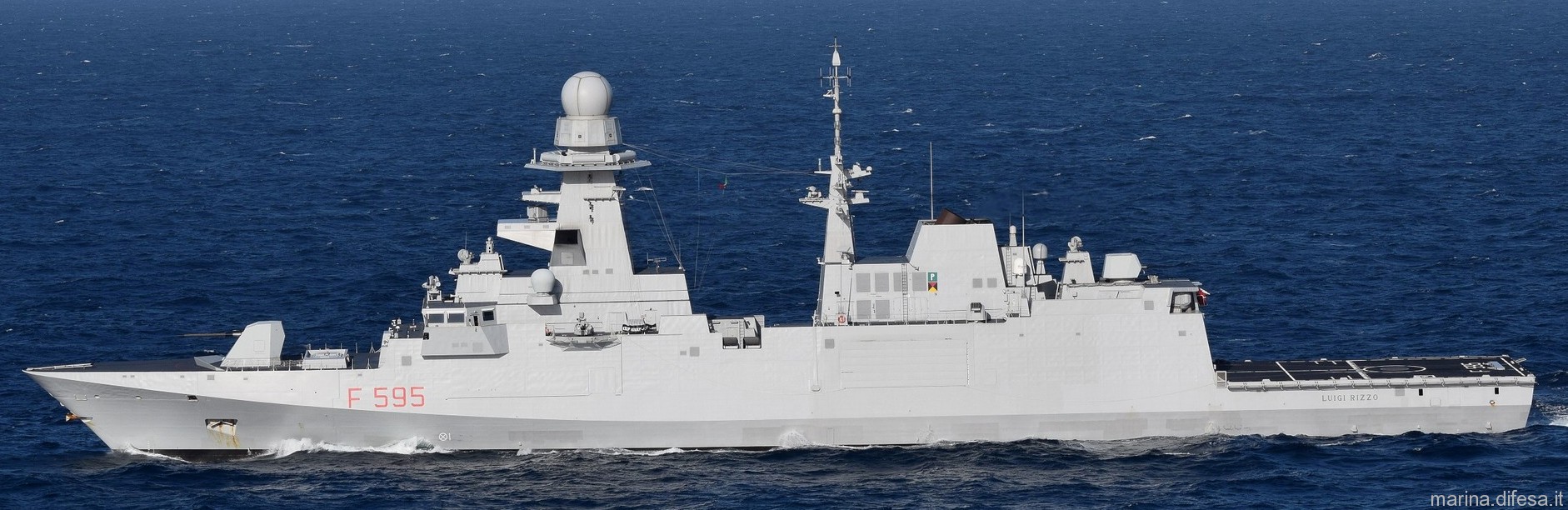 f-595 luigi rizzo its nave bergamini fremm class guided missile frigate italian navy marina militare 27